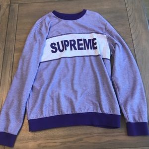 SUPREME SS17 TONAL STRIPE LOGO